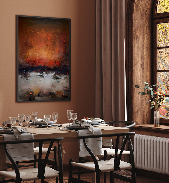 MINIMALIST SUNSET, ABSTRACT PAINTINGS