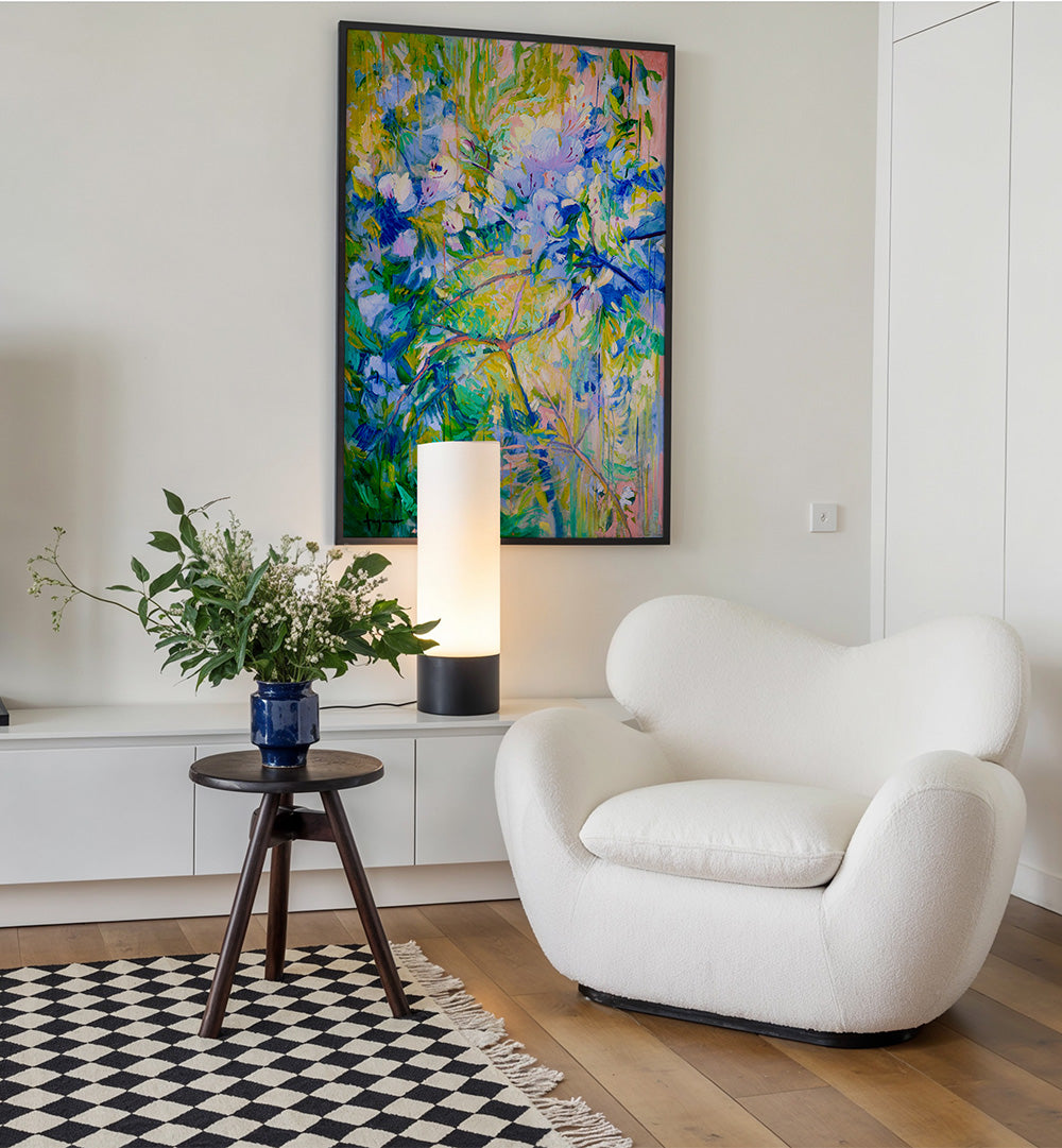 VIVID COLORS AND DELICATE PETALS II  , ABSTRACT PAINTINGS