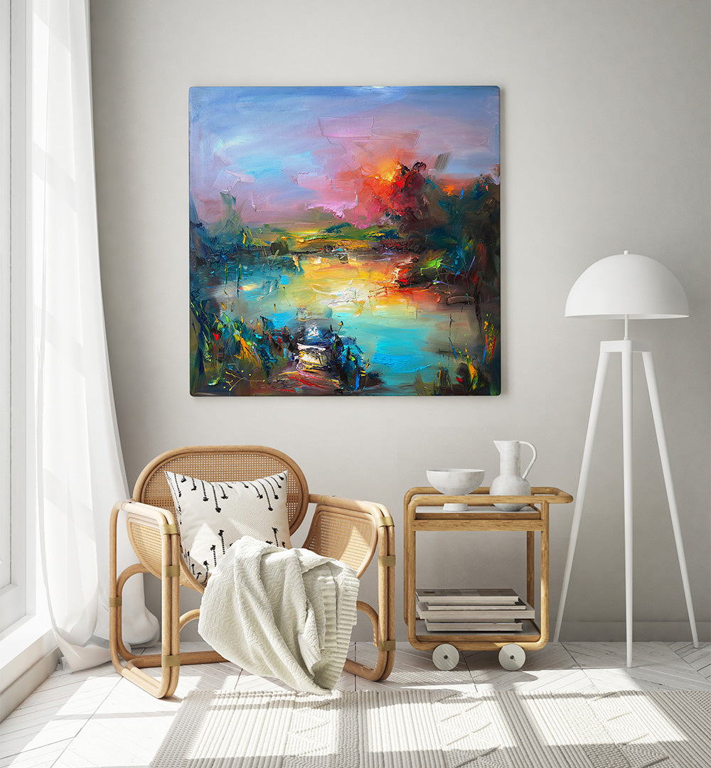 SUNRISE ,ABSTRACT PAINTINGS