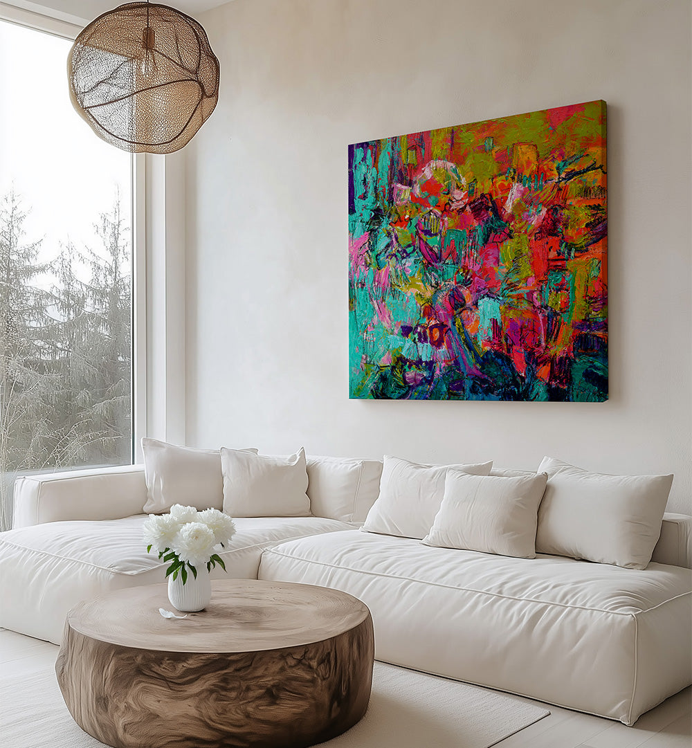 ETHEREAL BLOSSOM GLOW II , ABSTRACT PAINTINGS
