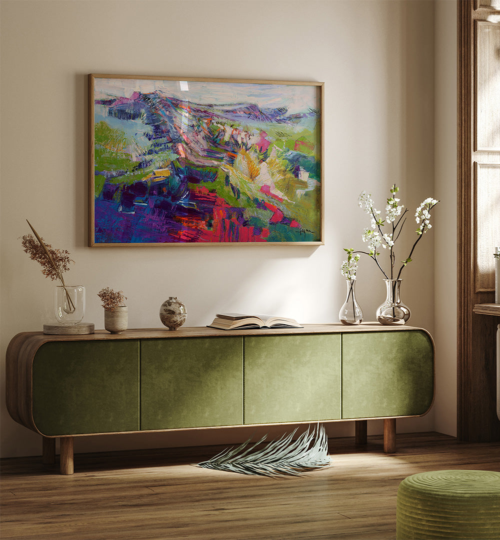 COLORFUL HORIZON , LANDSCAPE PAINTINGS