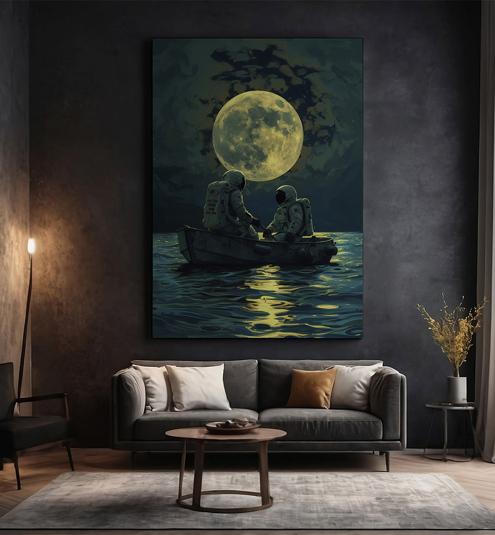 MOONLIGHT , SURREAL ART PRINTS