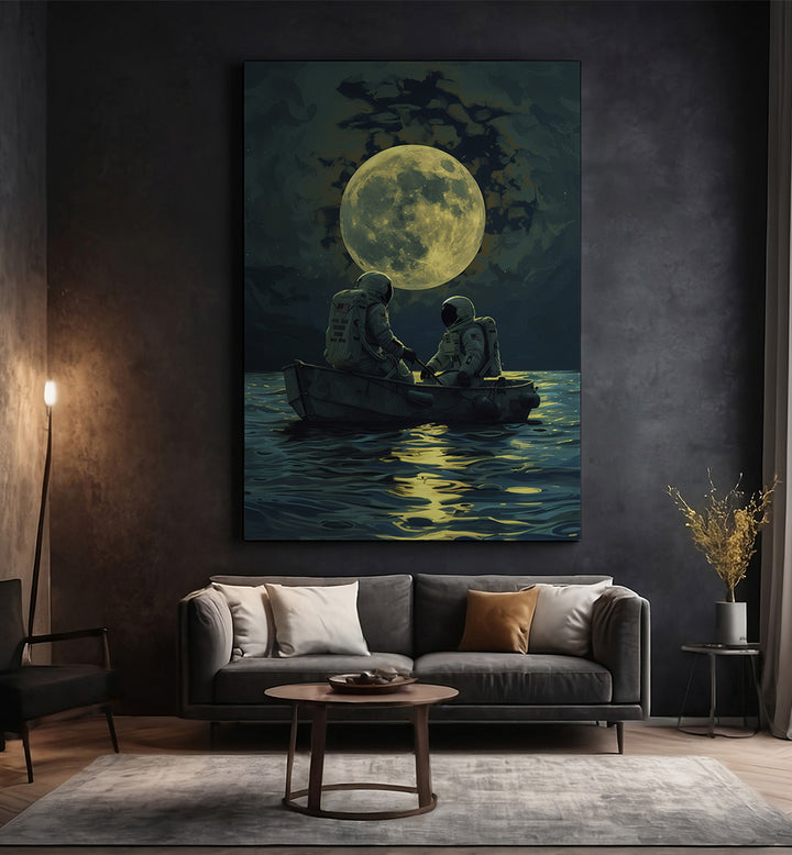 MOONLIGHT , SURREAL ART PRINTS