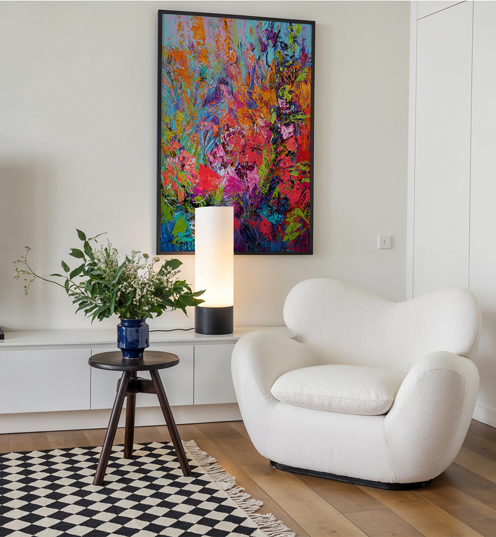 ETHEREAL BLOSSOM GLOW I , ABSTRACT PAINTINGS