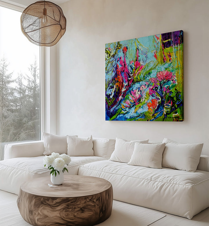 BOTANIC RADIANCE V , ABSTRACT PAINTINGS
