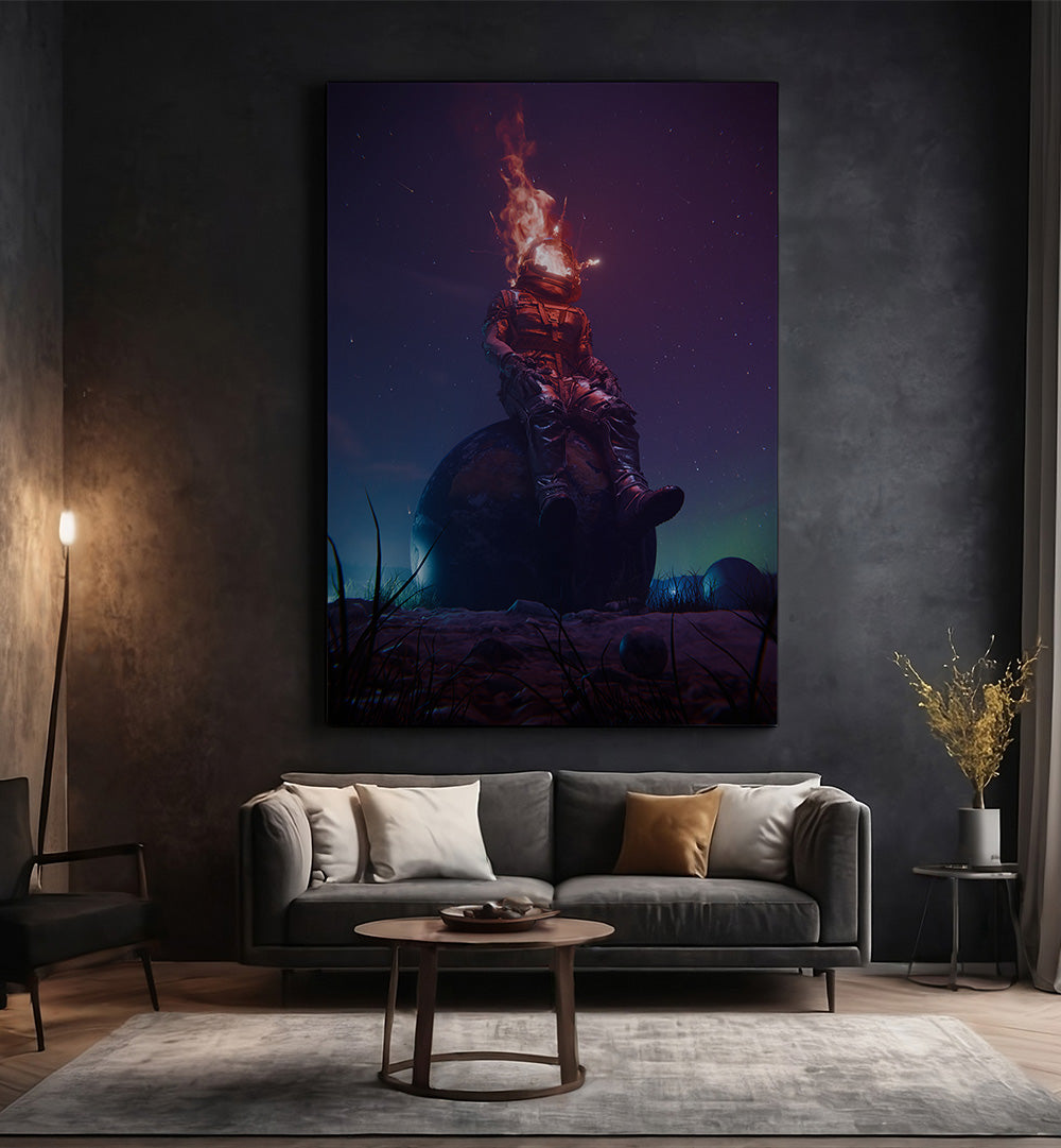 THE OVERTHINKER , SURREAL ART PRINTS