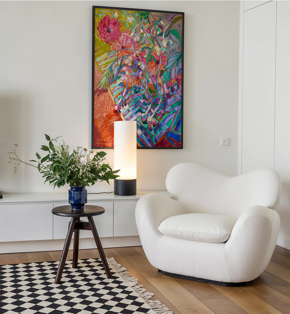 BOTANIC RADIANCE IV , ABSTRACT PAINTINGS