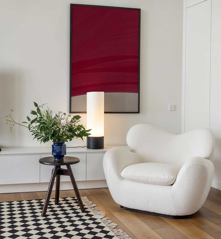 COLOUR PALETTE BURGUNDY III , ABSTRACT PAINTINGS