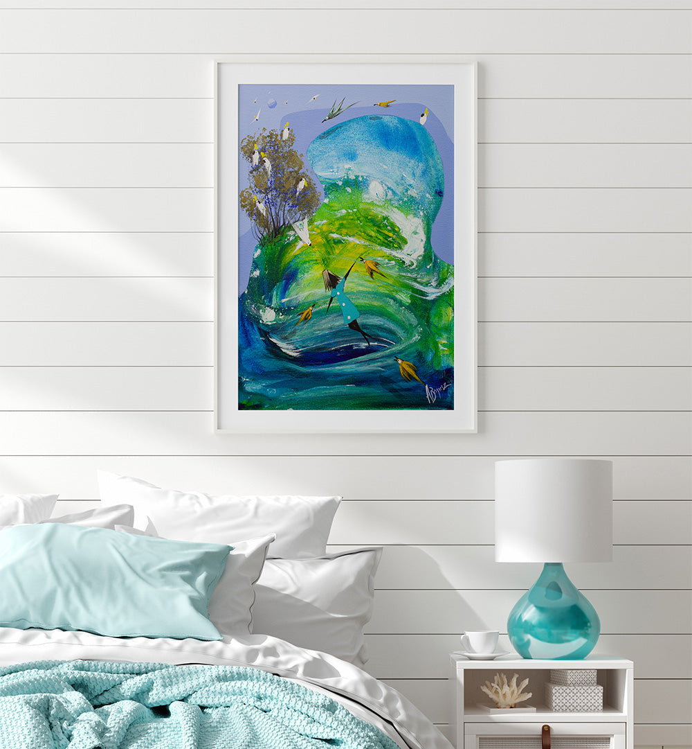 A NEW BEGINNING , ABSTRACT PAINTINGS