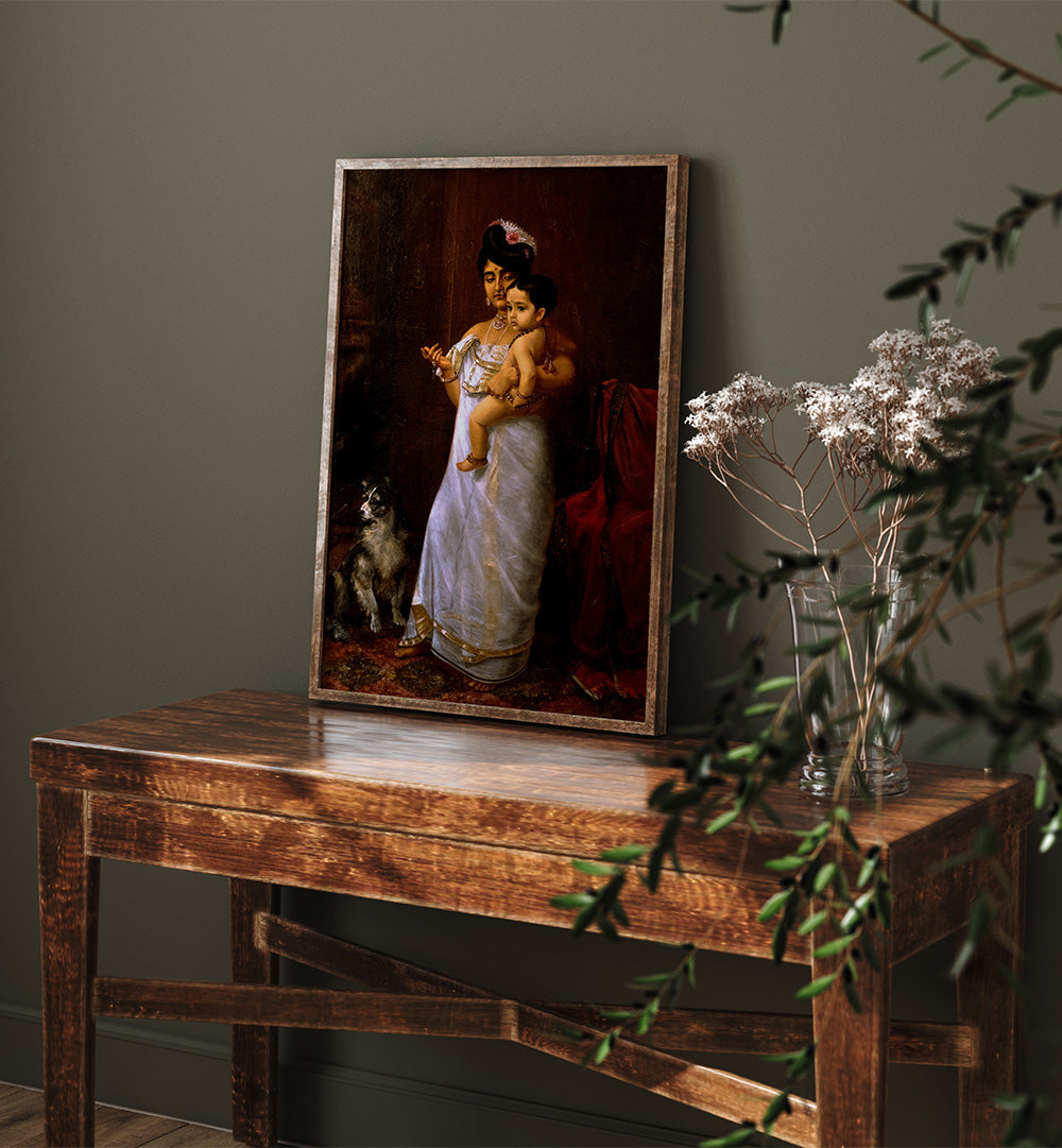 THERE COMES PAPA (1893) , INDIAN ART PAINTINGS