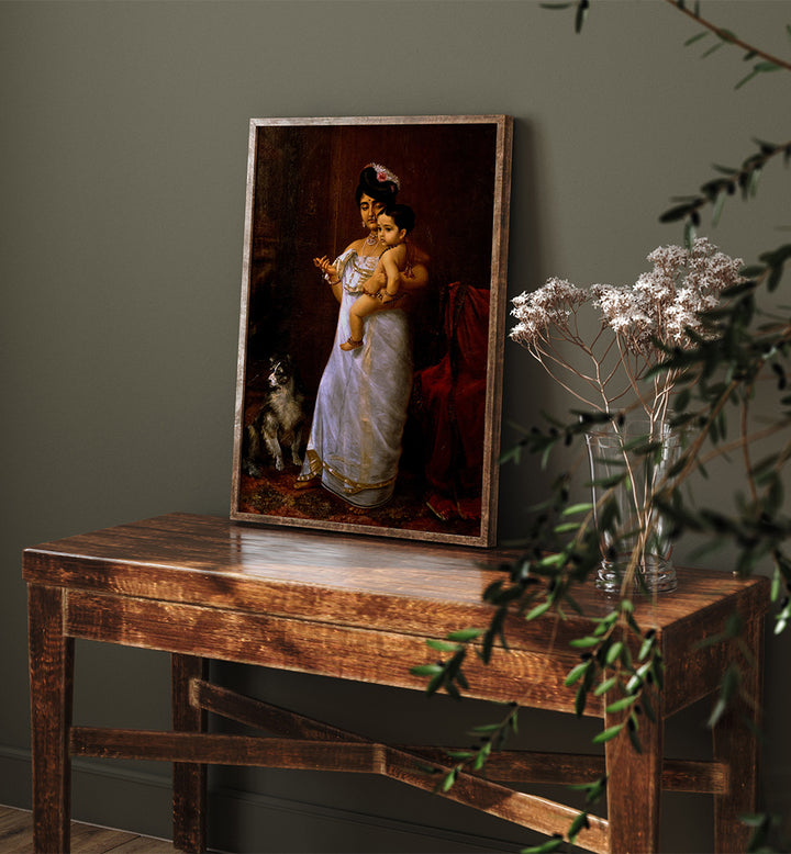 THERE COMES PAPA (1893) , INDIAN ART PAINTINGS