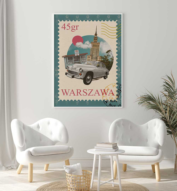 WARSAW , TRAVEL POSTERS