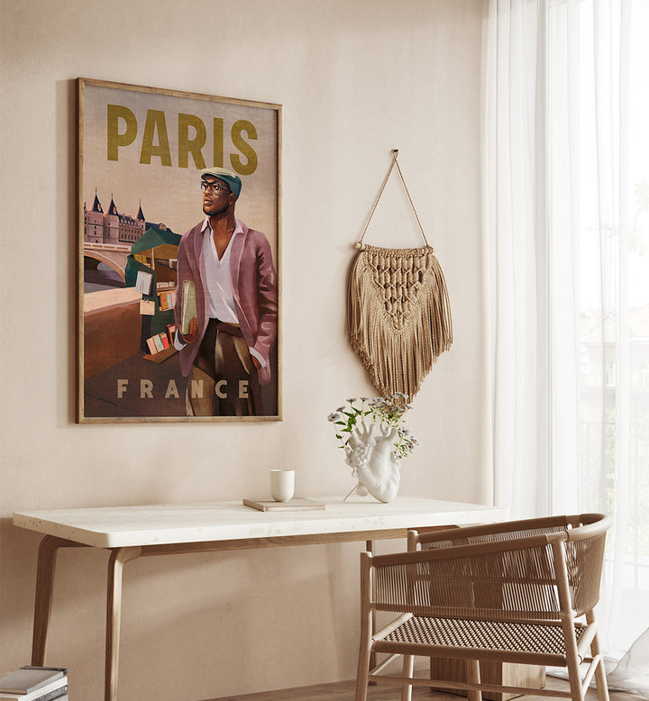 PARIS FRANCE VINTAGE , VINTAGE TRAVEL POSTERS