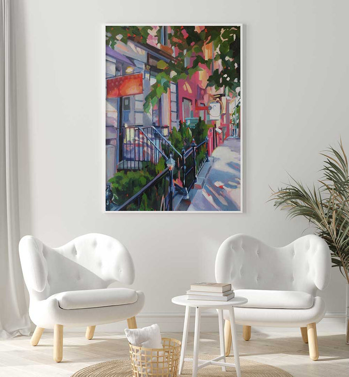 NEW YORK AFTERNOON , LANDSCAPE PAINTINGS