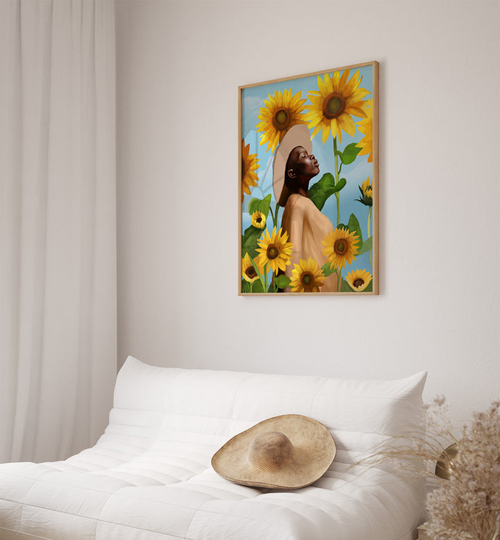 GOLDEN REFLECTIONS, SURREAL ART PRINTS