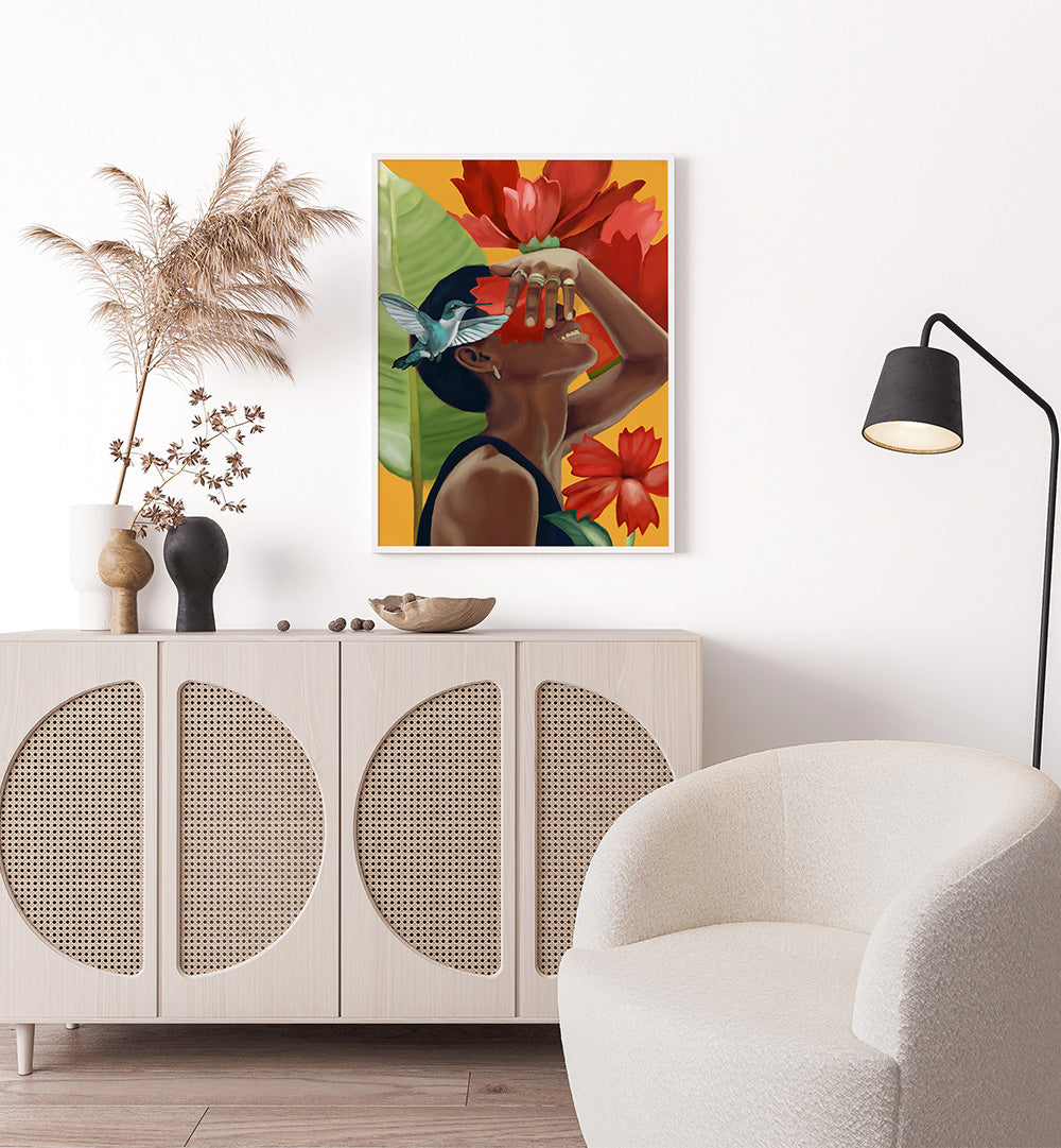 BLOOMING JOY , SURREAL ART PRINTS
