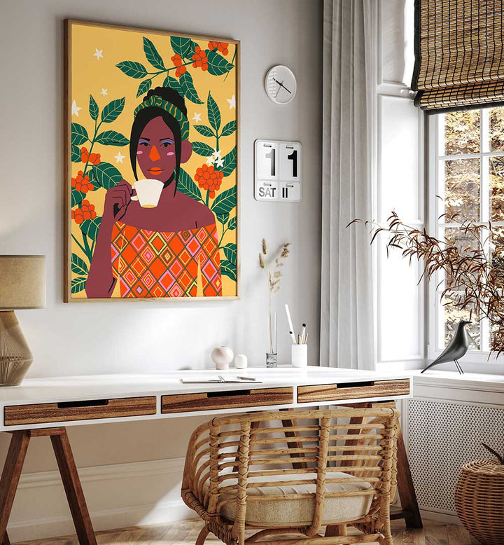 ROOTED AND ROASTED , PORTRAITS & FIGURATIVE ILLUSTRATIONS