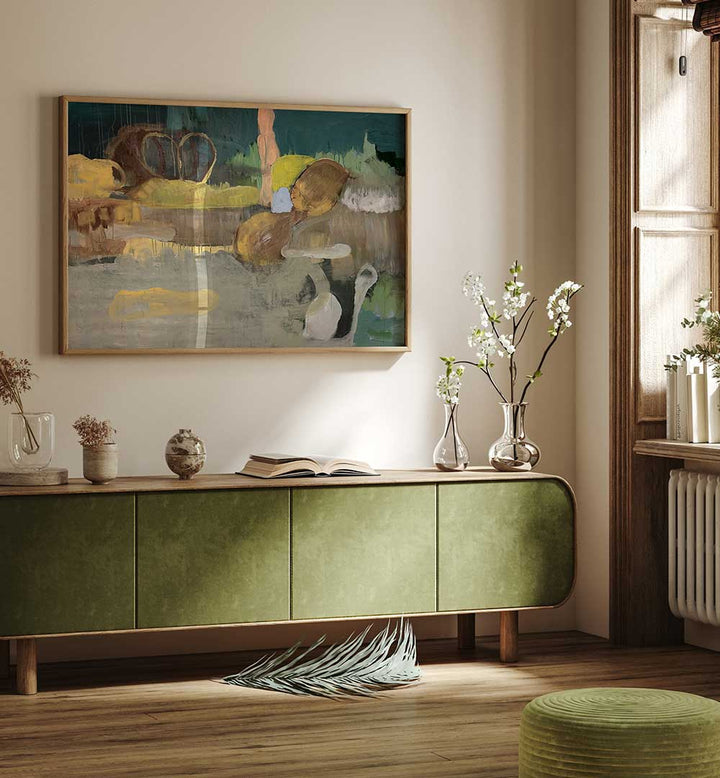 HARVESTING THE QUIET , ABSTRACT PAINTINGS