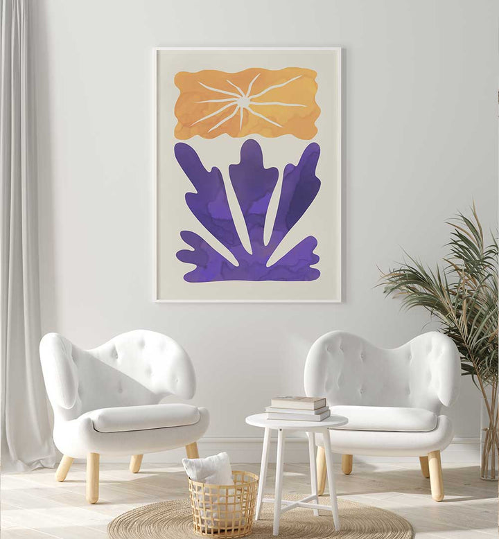 FLOWER IN PURPLE , ABSTRACT PAINTINGS
