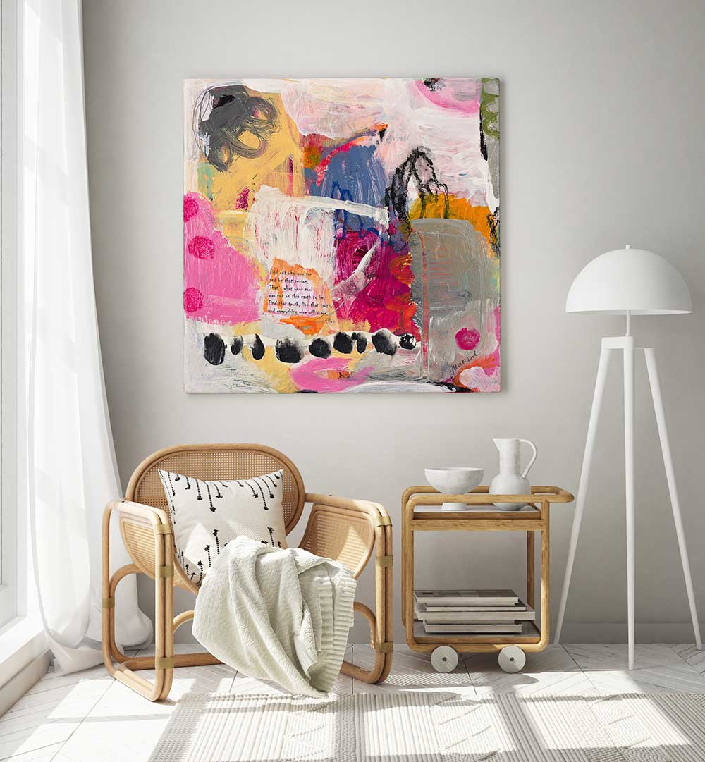 MESSAGE , ABSTRACT PAINTINGS