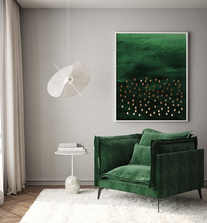 STORM IN EMERALD , ABSTRACT PAINTINGS