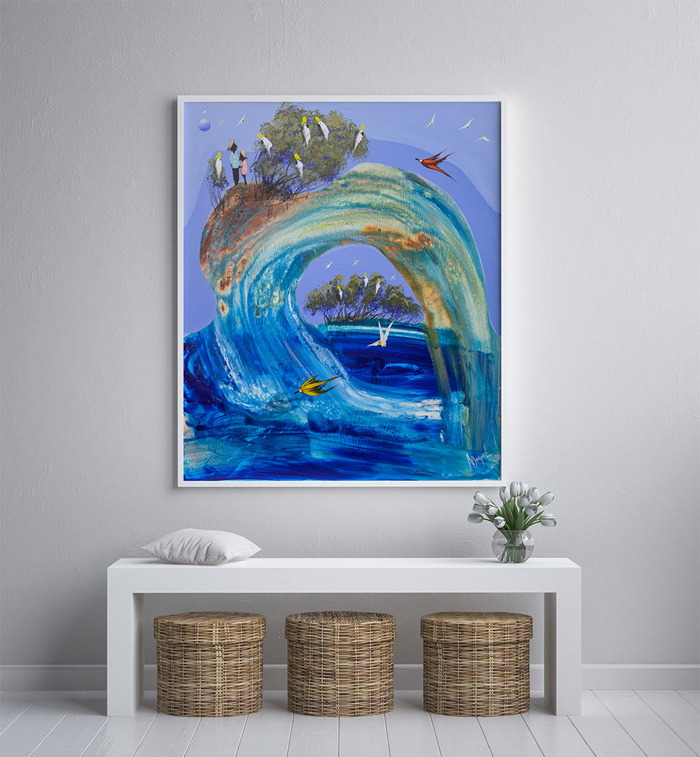 FLOWING WITH YOU , ABSTRACT PAINTINGS