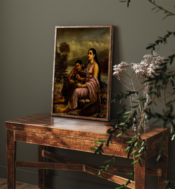 SAKUNTHALA PATHRALEKHAN , INDIAN ART PAINTINGS