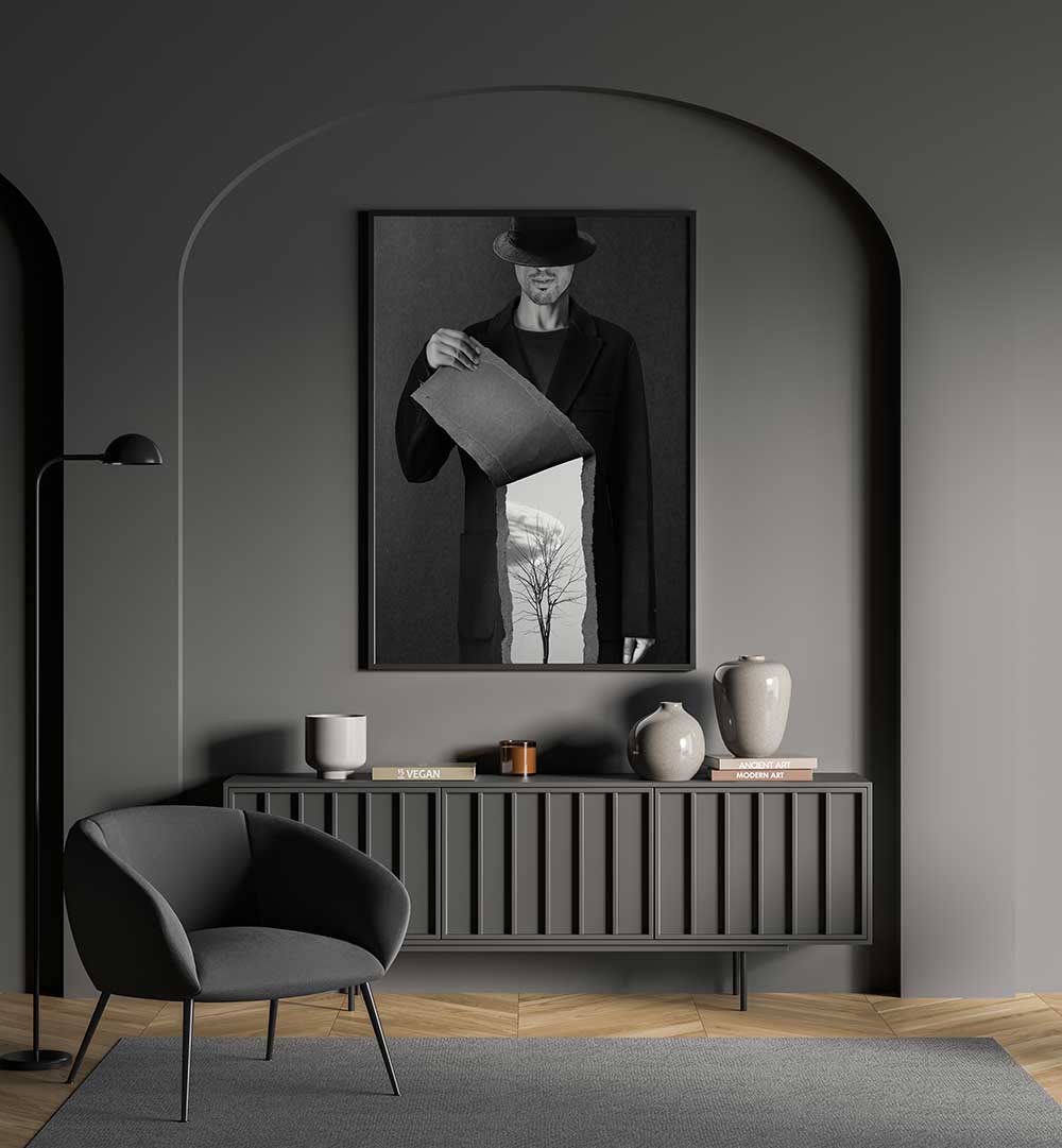 FORBID TO COVER UP THE SCENERY , PHOTOGRAPHY PRINTS