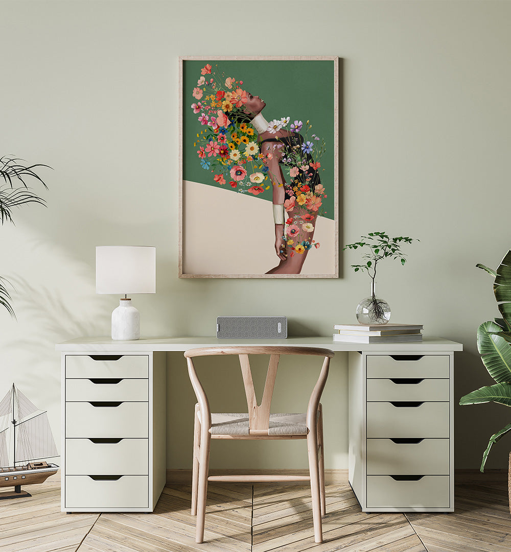 A SOUL IN BLOOM , SURREAL ART PRINTS