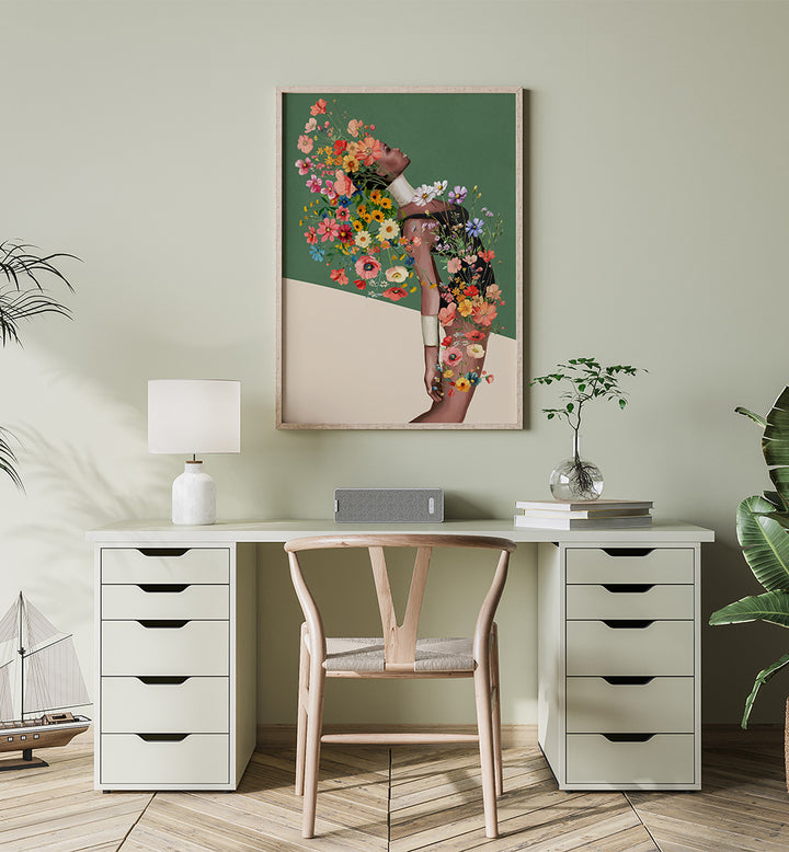 A SOUL IN BLOOM , SURREAL ART PRINTS