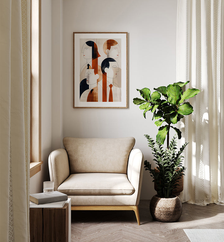 THE GEOMETRY OF US , PORTRAITS & FIGURATIVE ILLUSTRATIONS