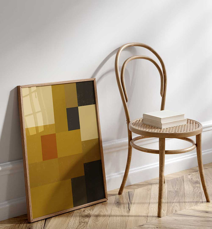 GEOMETRIC ABSTRACT EARTH TONE , GEOMETRIC ART PRINTS