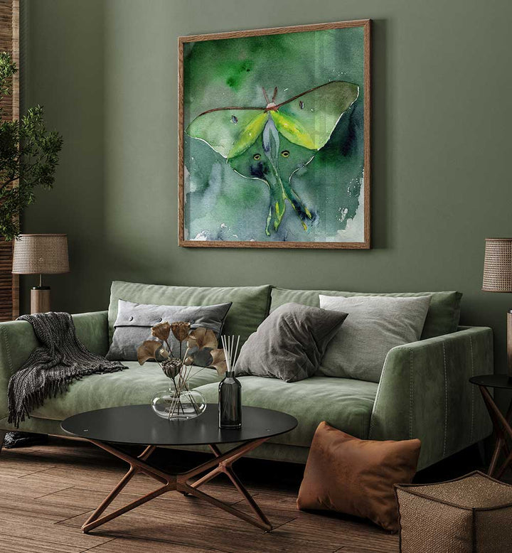 LUNA MOTH , ANIMAL PAINTINGS