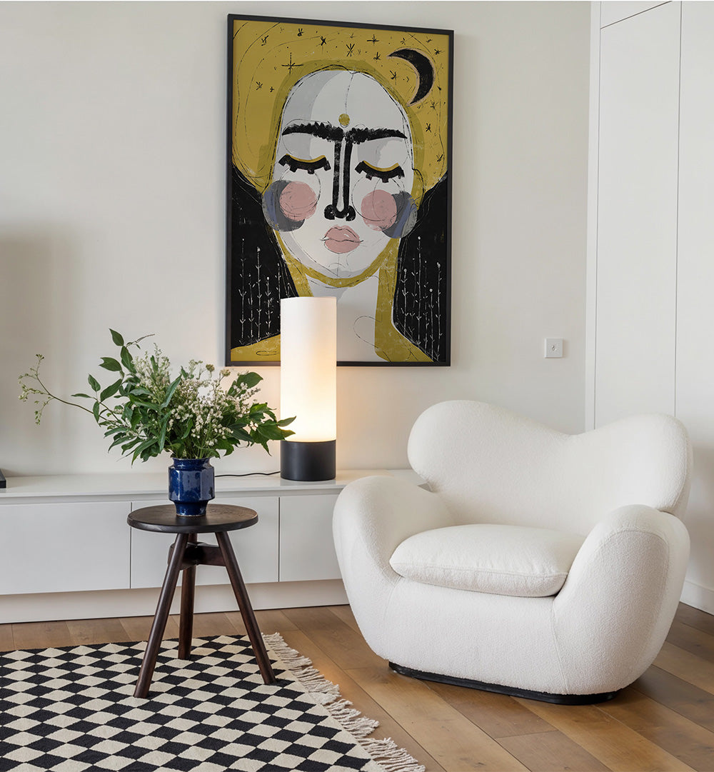 MOONLIT SERENITY , PORTRAITS & FIGURATIVE ILLUSTRATIONS