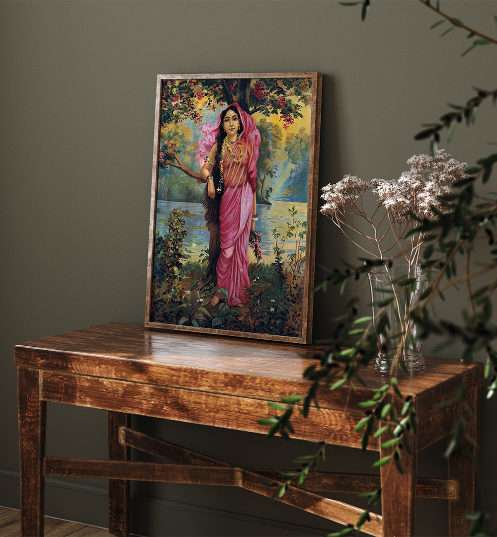 VASANTIKA , INDIAN ART PAINTINGS