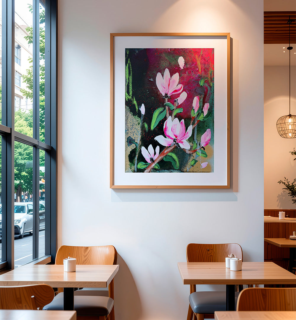 BLOOMING ELEGANCE , FLORAL FLOWER PAINTINGS