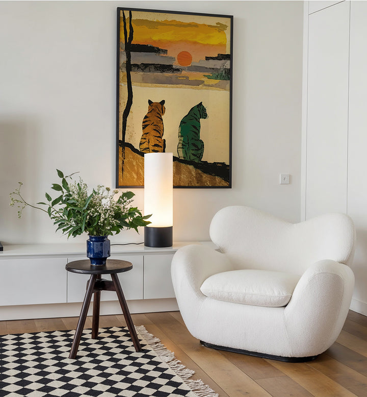 SUNSET COMPANIONS , ANIMAL PAINTINGS