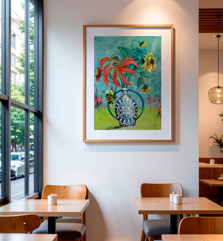 ARTWORK III , FLORAL FLOWER PAINTINGS