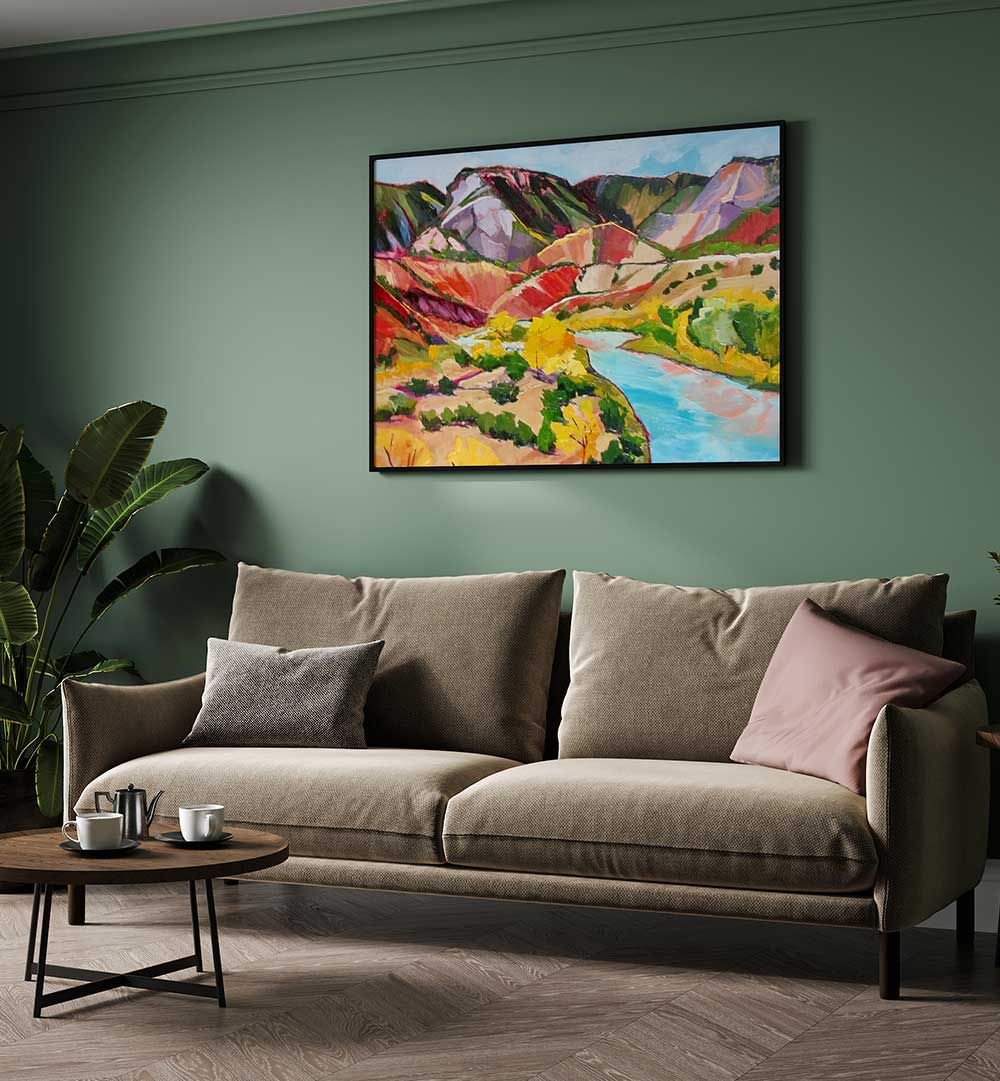 THE COLORS OF NEW MEXICO , LANDSCAPE PAINTINGS