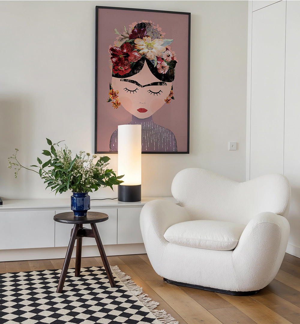 FLORAL SERENITY , PORTRAITS & FIGURATIVE ILLUSTRATIONS