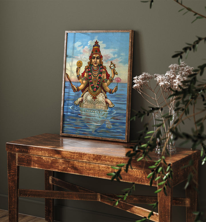 KURMA AVATAR , INDIAN ART PAINTINGS