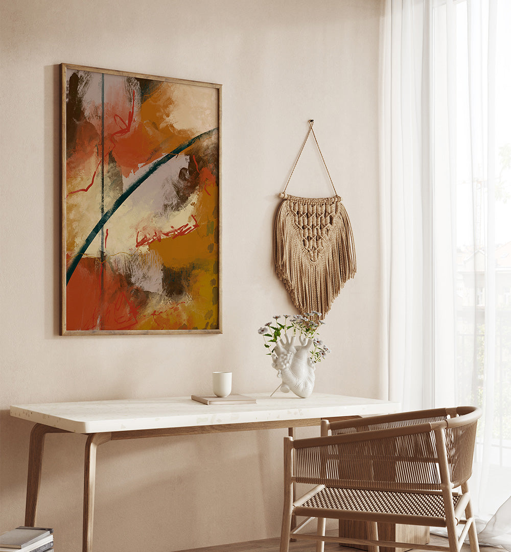 AUTUMN BRUSHSTROKES , ABSTRACT PAINTINGS