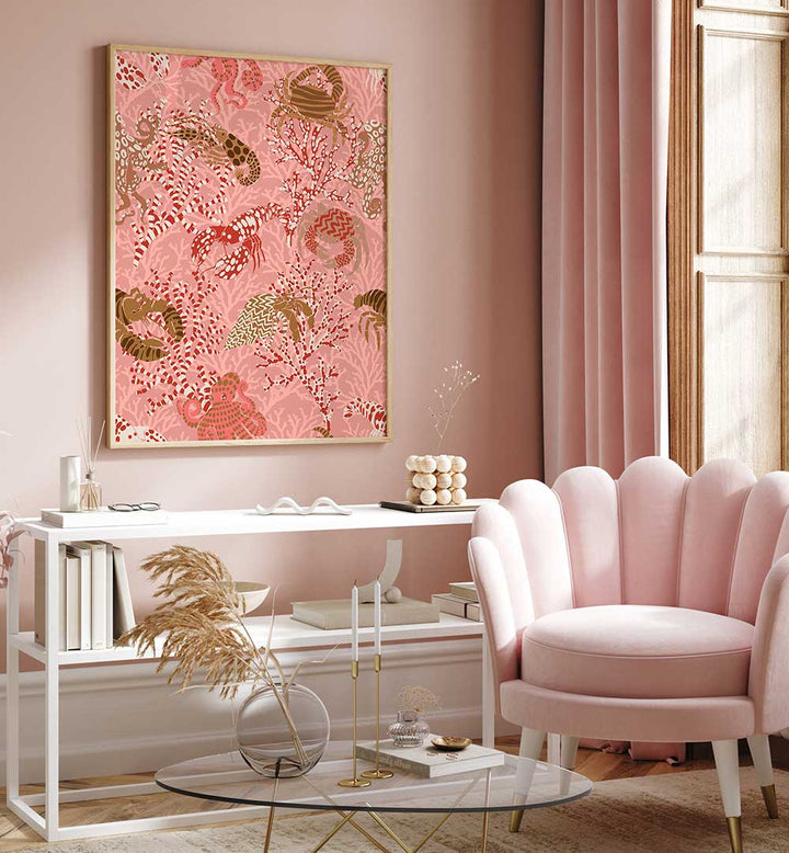 Transform your space with the VIBRANT CORAL REEF PATTERN, showcasing stunning oceanic colors and intricate details.