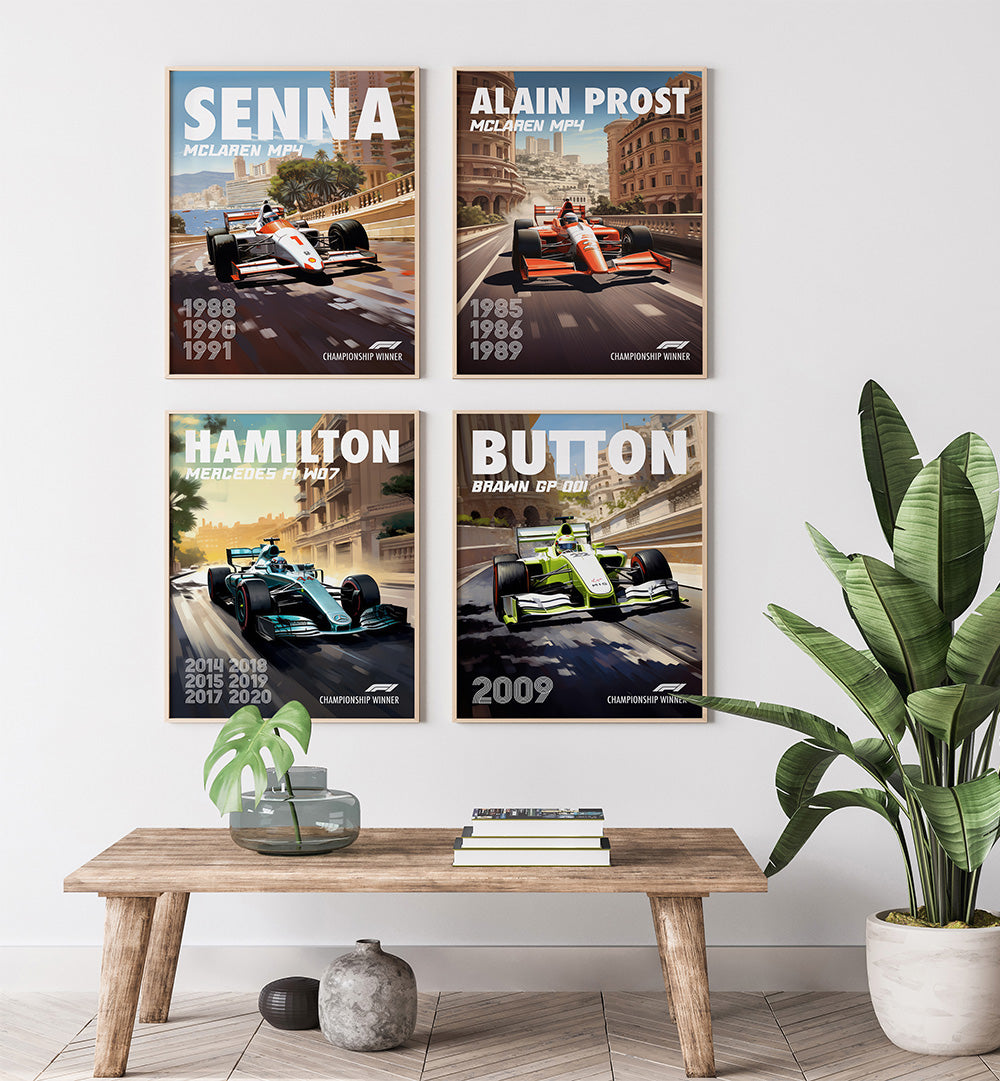 TRACK TITANS GALLERY WALL , GALLERY WALLS & SETS