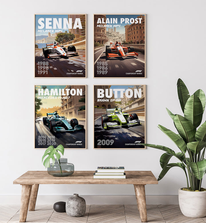 TRACK TITANS GALLERY WALL , GALLERY WALLS & SETS