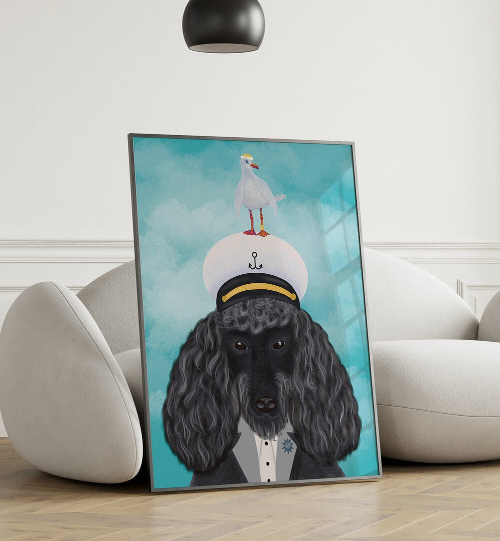 CAPTAIN DOG , WILDLIFE PAINTINGS , WILDLIFE POSTERS