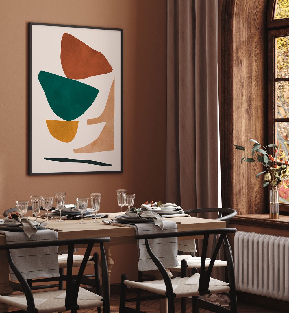Elevate your space with EXPRESSIVE IV, GEOMETRIC ART PRINTS, showcasing vibrant shapes and modern design.