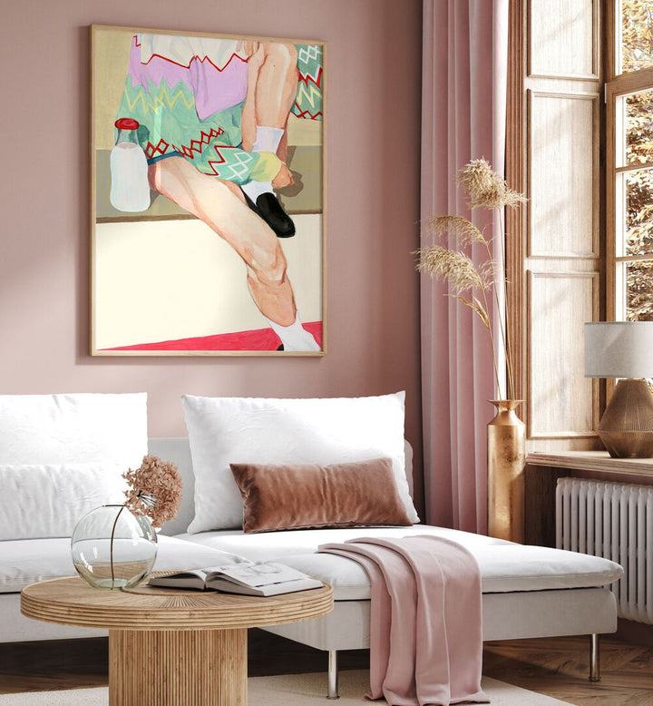 Stylish INFLUENCES, FASHION POSTERS adorn a modern living space, enhancing creative expression and inspiration.