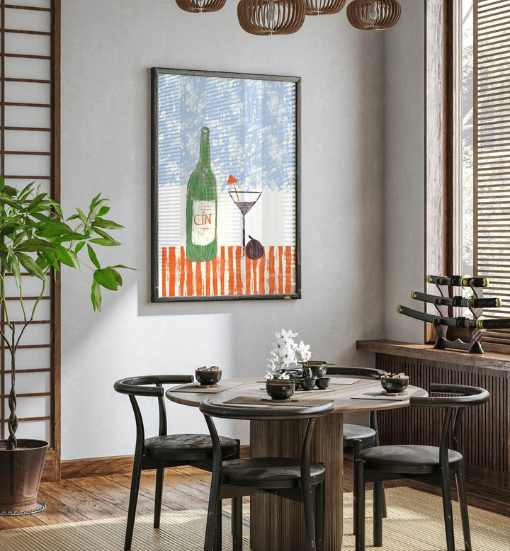 Stylish CIN CIN IV Kitchen Posters add character to modern culinary spaces, enhancing your kitchen decor effortlessly.