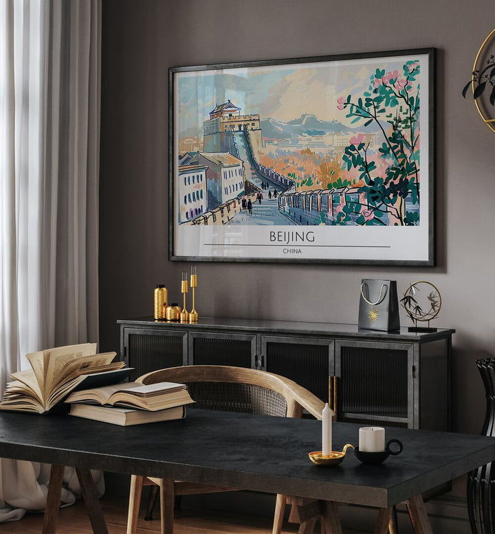 Stylish BEJING CAPITAL CITY - CHINA, TRAVEL POSTERS showcasing iconic landscapes, perfect for art lovers and travelers.